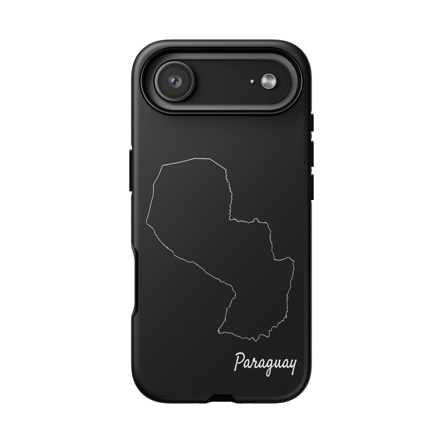 Paraguay Outline Phone Case – Minimal Country Map Tough Case (iPhone, Samsung, Pixel)