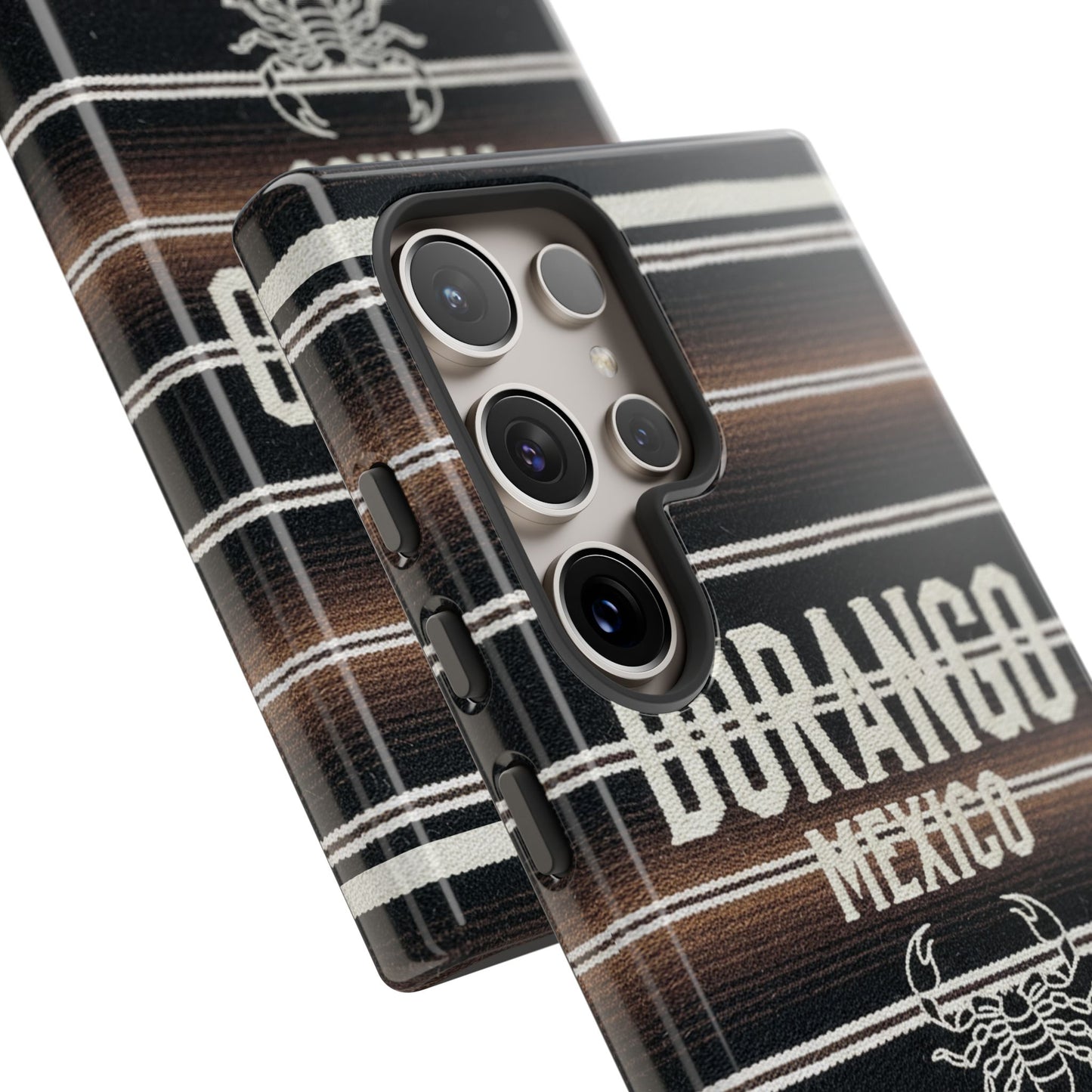 Durango Mexico Phone Case | Serape Scorpion Western Design | Mexican Heritage Tough Case for iPhone & Samsung