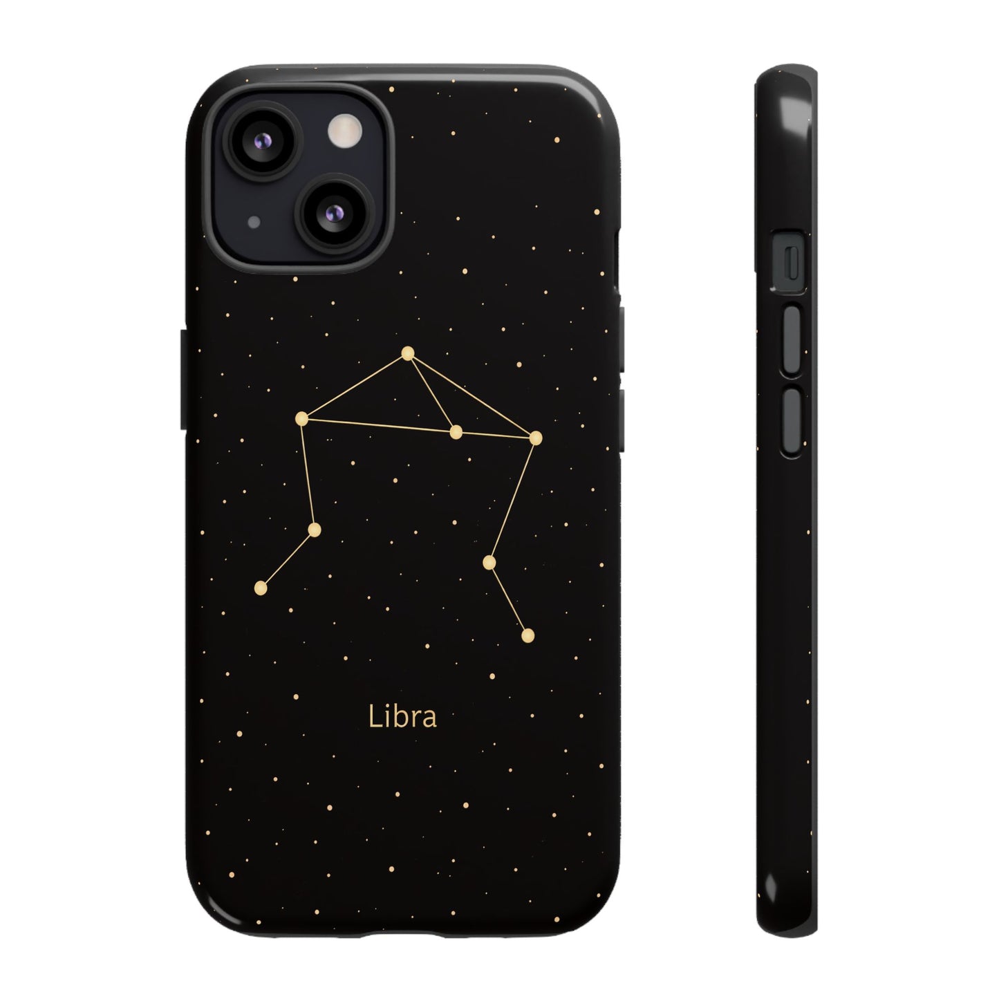 Libra Zodiac Constellation Phone Case – Luxe Gold Celestial Cover