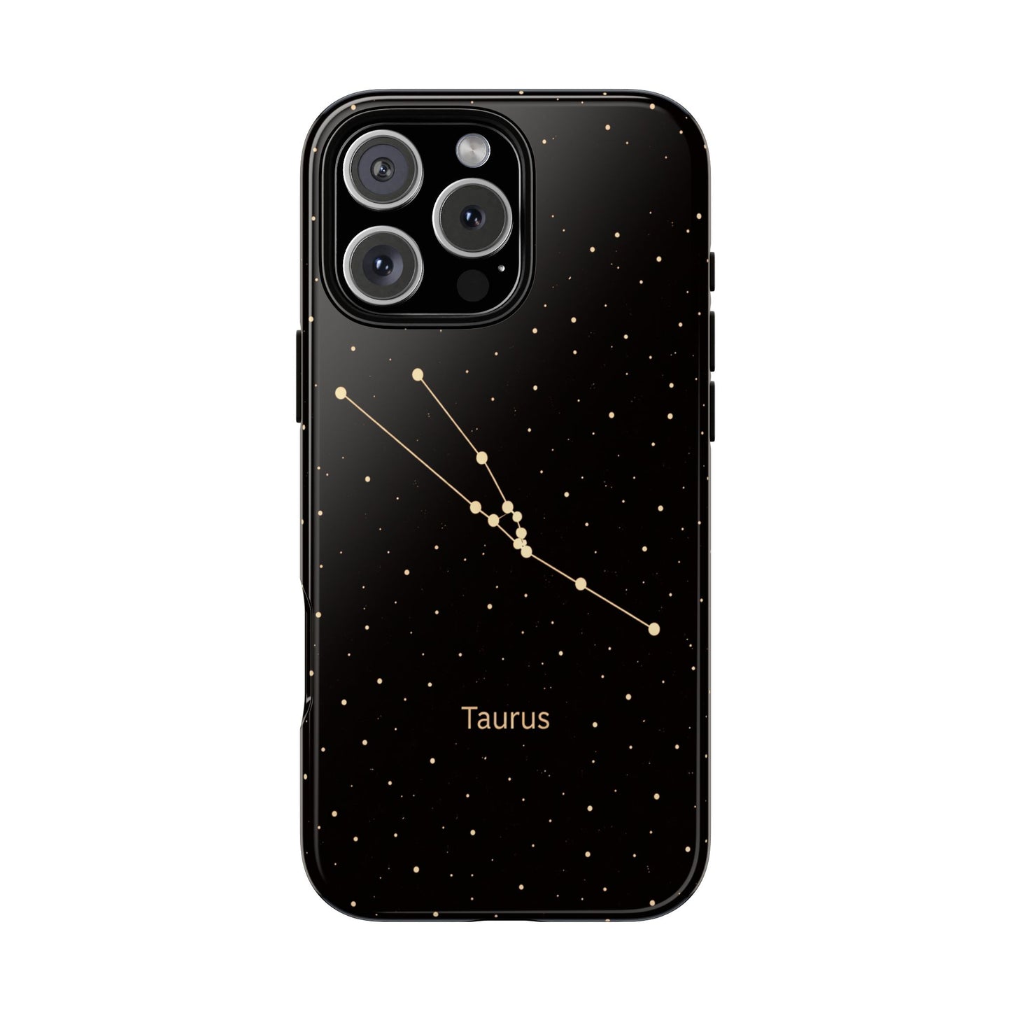 Taurus Zodiac Constellation Phone Case – Luxe Gold Celestial Cover