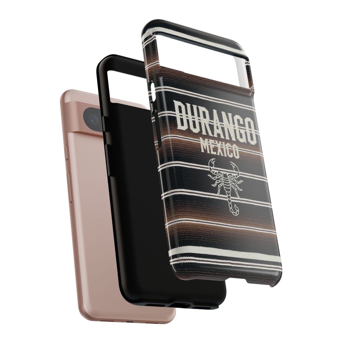 Durango Mexico Phone Case | Serape Scorpion Western Design | Mexican Heritage Tough Case for iPhone & Samsung