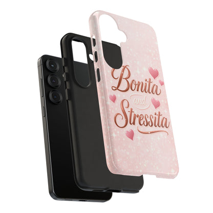 Bonita Stressita Phone Case Cute Latina Aesthetic Pink Coquette Case