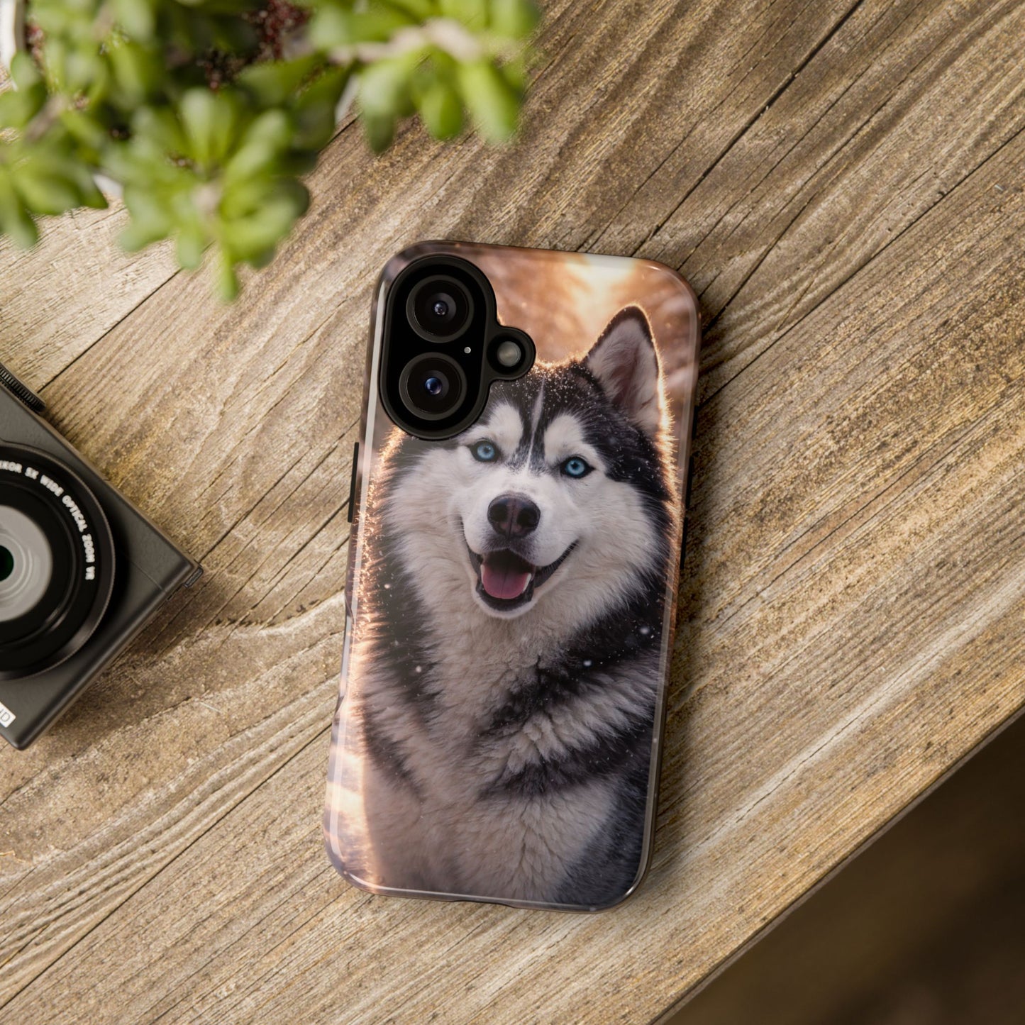Siberian Husky Tough Phone Case | Blue Eyes Dog Cover Protective iPhone Case