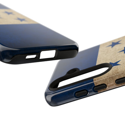 Honduras Flag Phone Case | Vintage Honduran Flag iPhone & Samsung Tough Protective Case