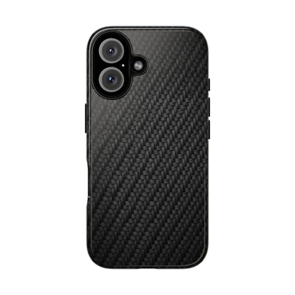 Carbon Fiber Inspired Phone Case – Rugged Slim Protective Tech Case for iPhone & Samsung