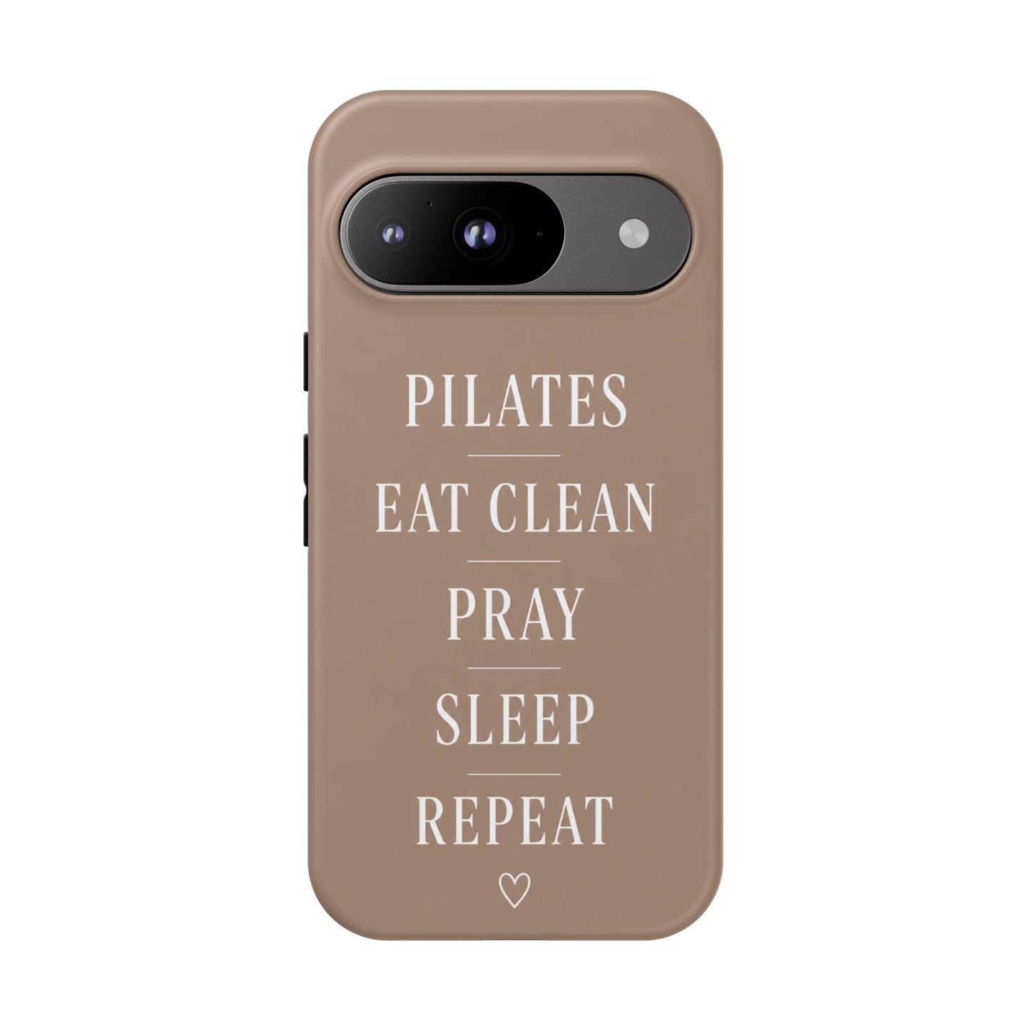 Pilates Phone Case | Eat Clean Pray Sleep Repeat Aesthetic | Wellness Girl Gift