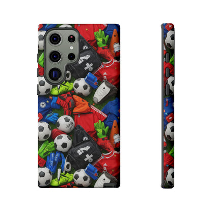 Soccer Ball Pattern Phone Case – Sports Fan Tough Protective Game Day Case