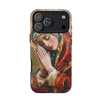 Virgin Mary Phone Case, Catholic Phone Case, Christian Aesthetic Case, Religious iPhone Case, Saint Art Case, Faith Gift
