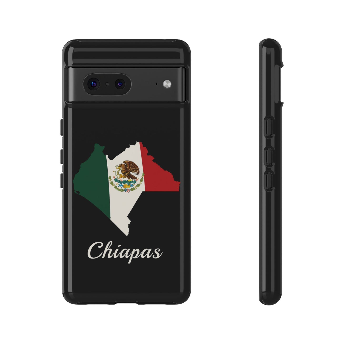 Chiapas Mexico Flag Map Phone Case | Mexican American Pride Tough Case for iPhone & Samsung