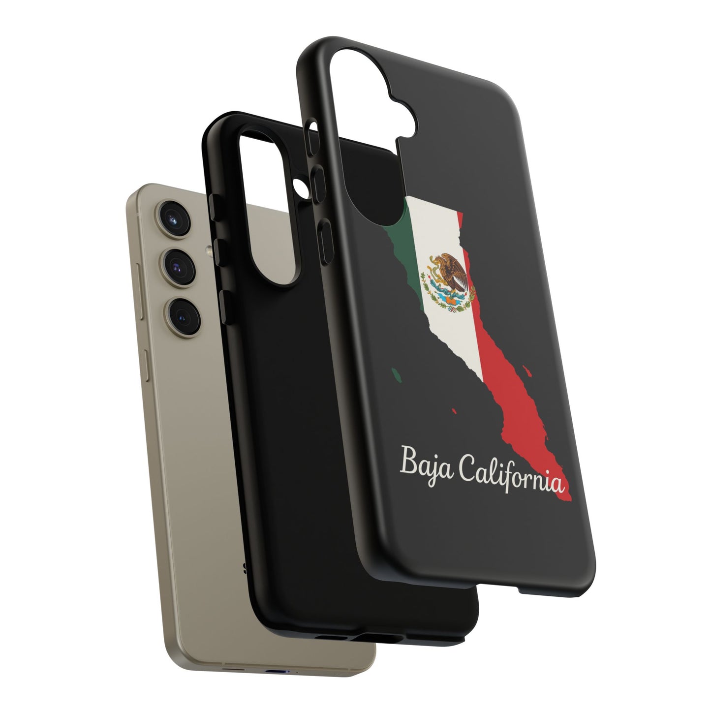 Baja California Mexico Flag Map Phone Case | Mexican American Pride Tough Case for iPhone & Samsung