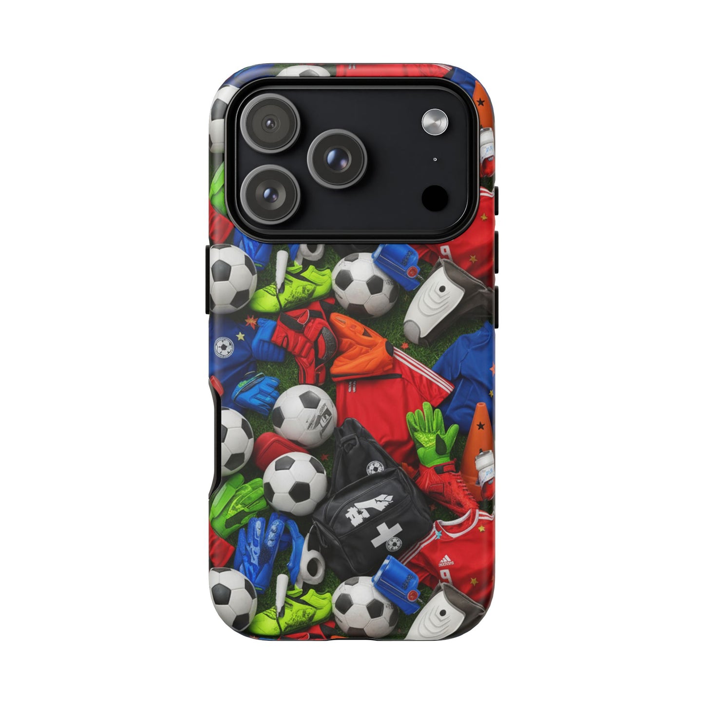 Soccer Ball Pattern Phone Case – Sports Fan Tough Protective Game Day Case