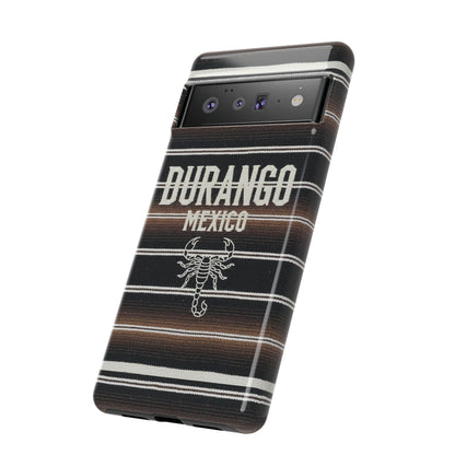 Durango Mexico Phone Case | Serape Scorpion Western Design | Mexican Heritage Tough Case for iPhone & Samsung