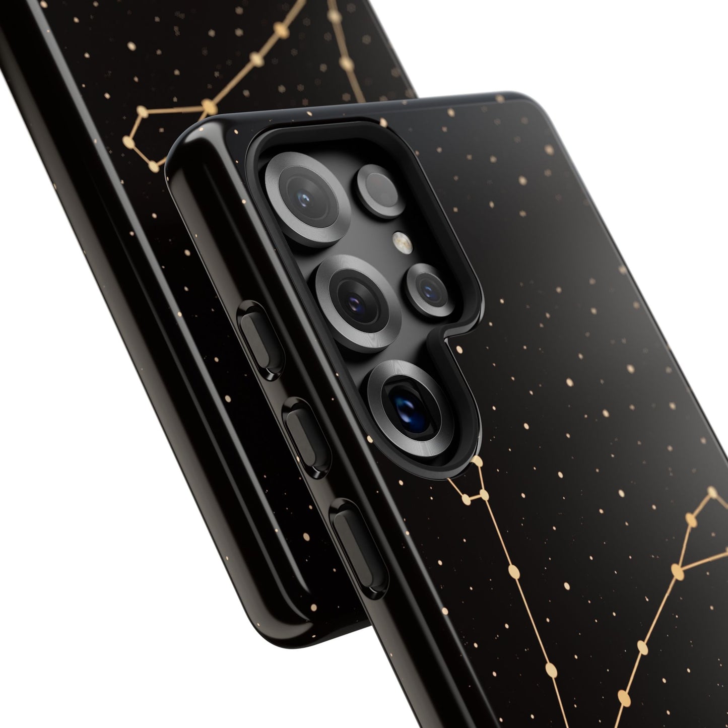Pisces Zodiac Constellation Phone Case – Luxe Gold Celestial Cover