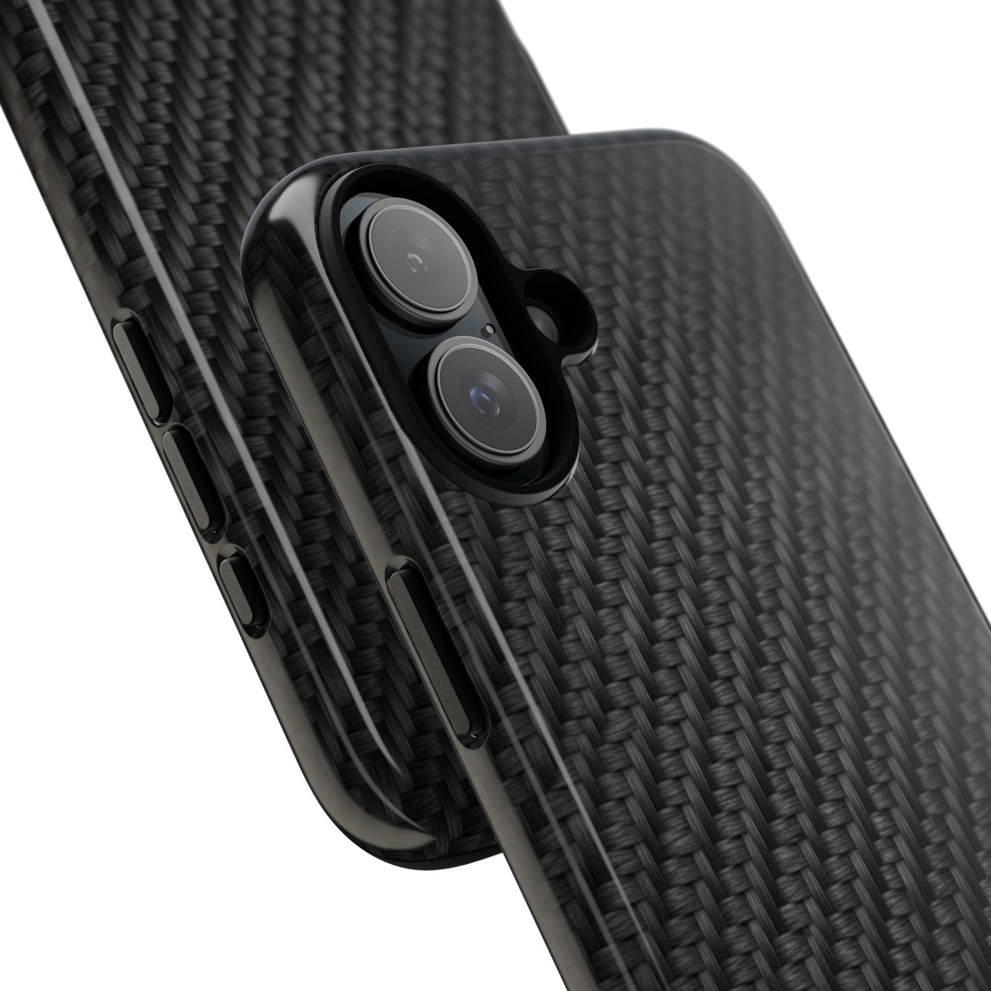 Carbon Fiber Inspired Phone Case – Rugged Slim Protective Tech Case for iPhone & Samsung
