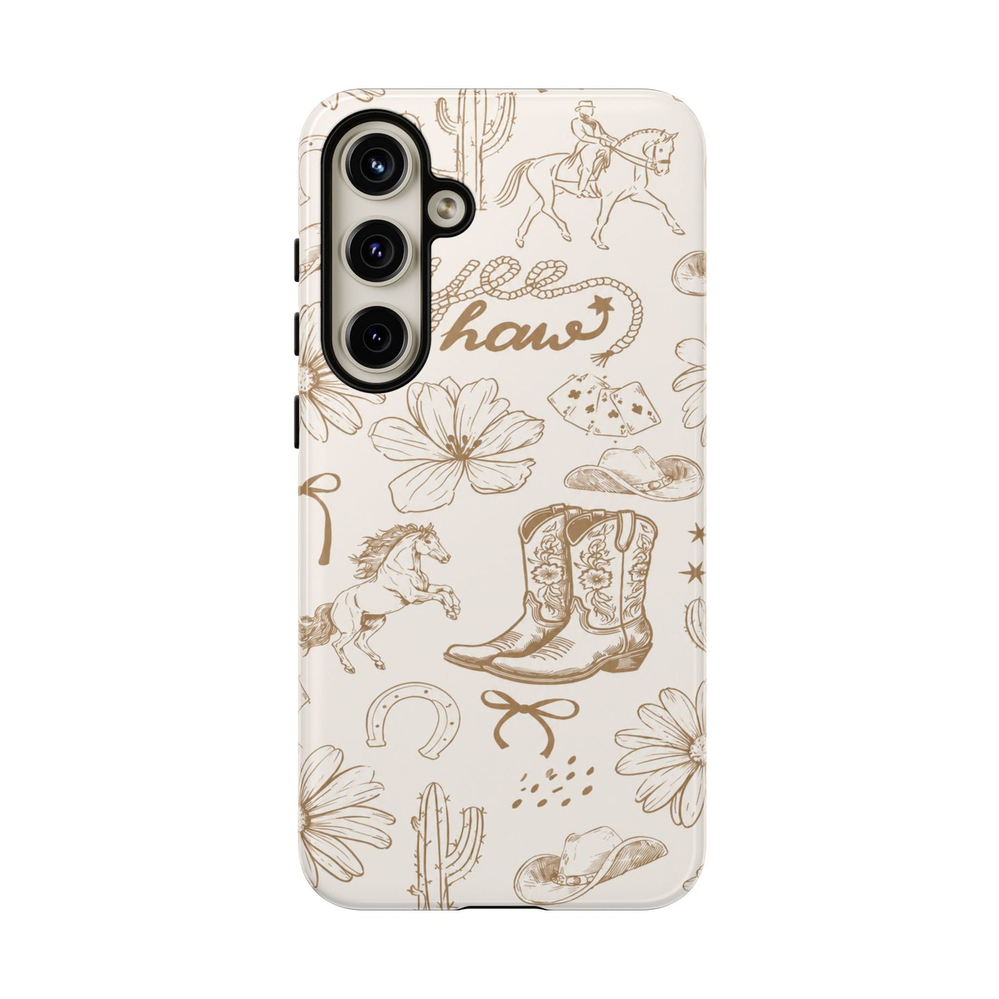 Western Cowgirl Phone Case for iPhone Samsung Galaxy Pixel Tough Case