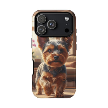 Yorkshire Terrier Phone Case – Cute Yorkie Puppy Tough Case (iPhone, Samsung, Pixel)