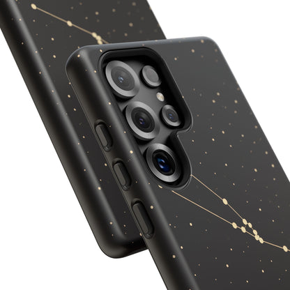 Taurus Zodiac Constellation Phone Case – Luxe Gold Celestial Cover