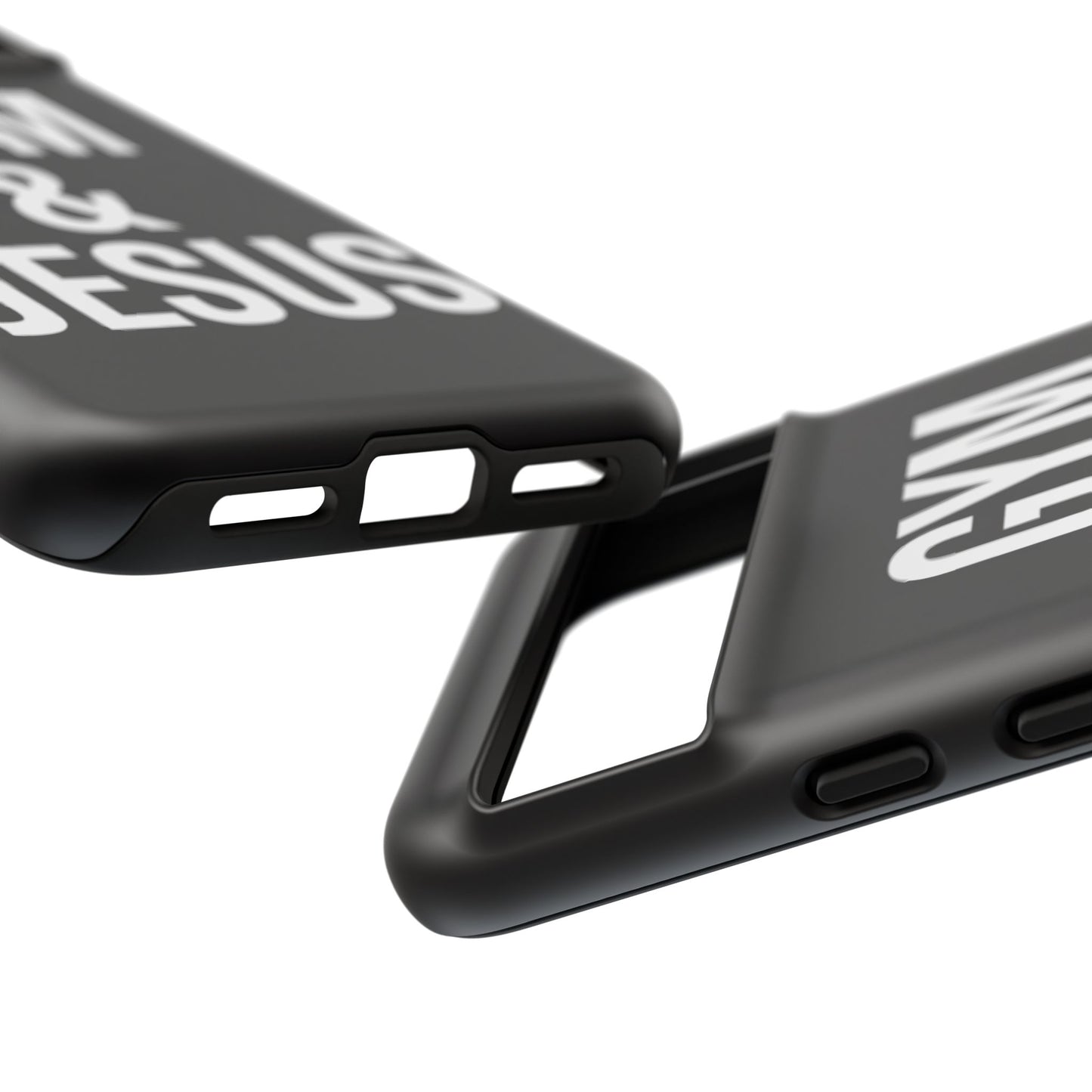 Gym & Jesus Phone Case Christian Faith Workout Gym Motivation Case