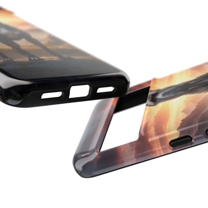 Cane Corso Phone Case – Guard Dog Sunset Tough Case (iPhone, Samsung, Pixel) | Dog Lover Gift