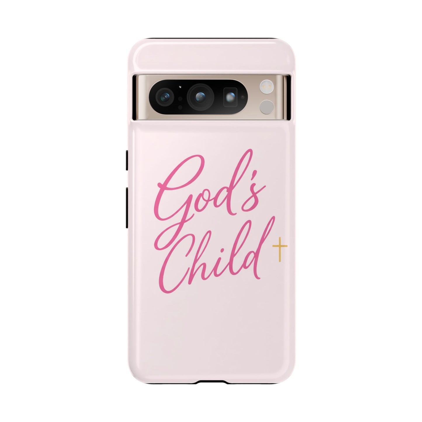 Gods Child Phone Case Christian Pink Aesthetic Tough iPhone Case