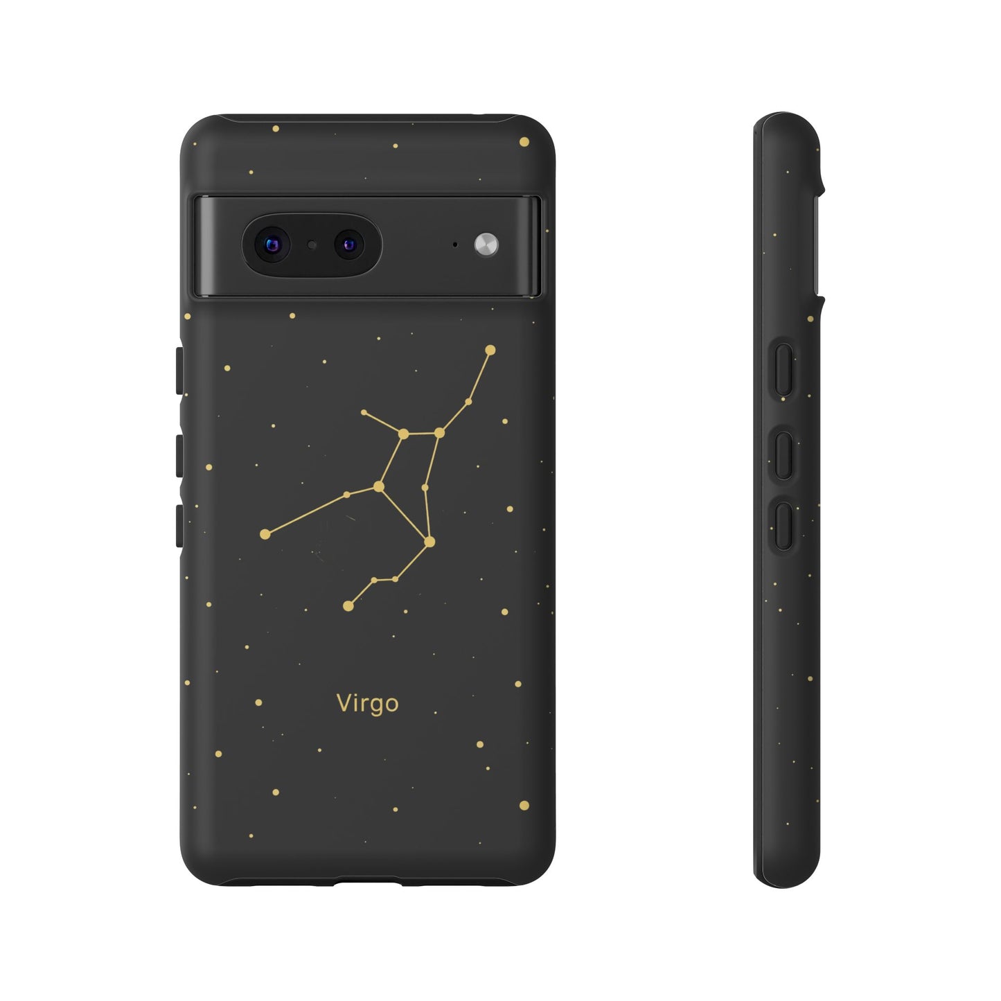 Virgo Zodiac Constellation Phone Case – Luxe Gold Celestial Cover