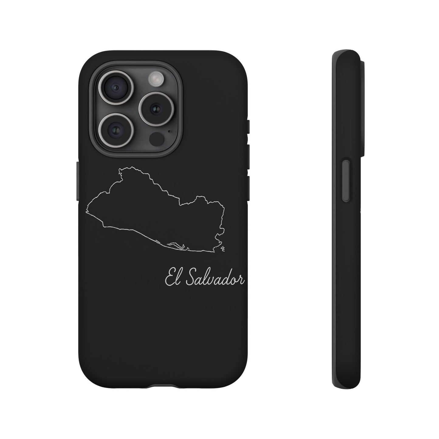 El Salvador Outline Phone Case – Minimal Country Map Tough Case (iPhone, Samsung, Pixel)