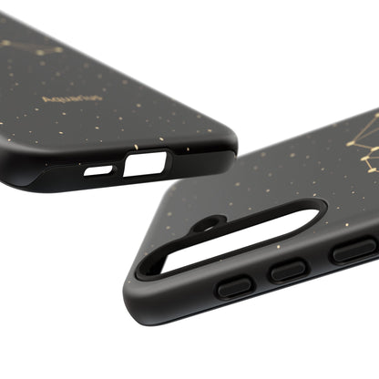 Aquarius Zodiac Constellation Phone Case – Luxe Gold Celestial Cover