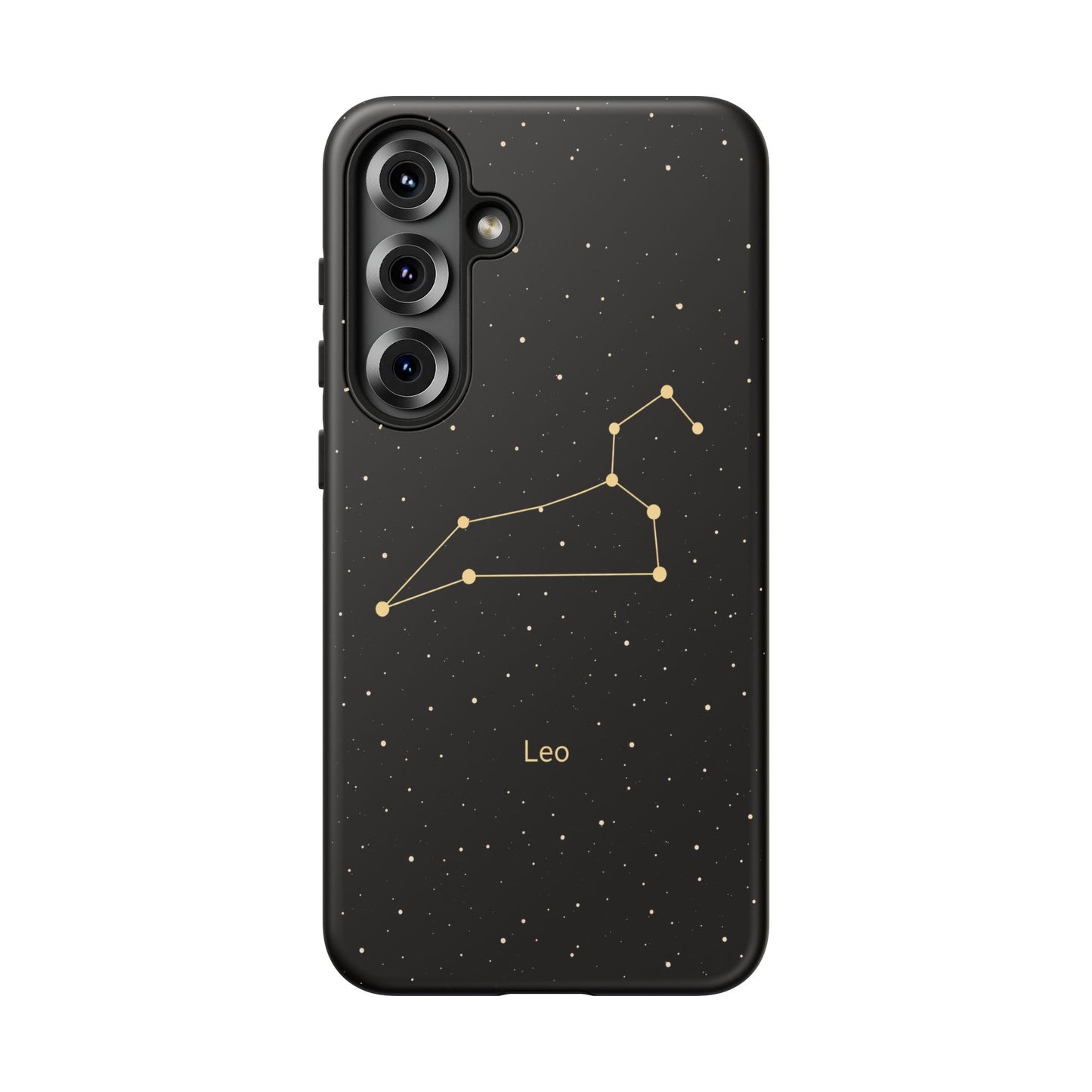 Leo Zodiac Constellation Phone Case – Luxe Gold Celestial Cover
