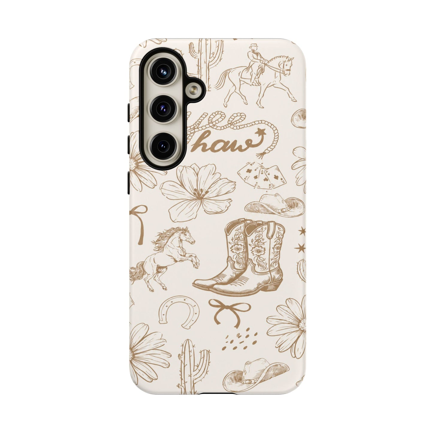 Western Cowgirl Phone Case for iPhone Samsung Galaxy Pixel Tough Case