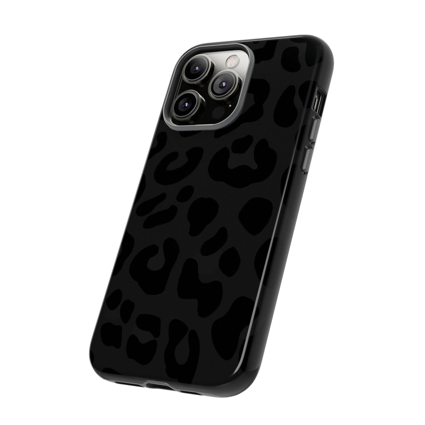 Black Leopard Phone Case | Matte & Glossy Tough Protective iPhone Case