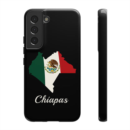Chiapas Mexico Flag Map Phone Case | Mexican American Pride Tough Case for iPhone & Samsung