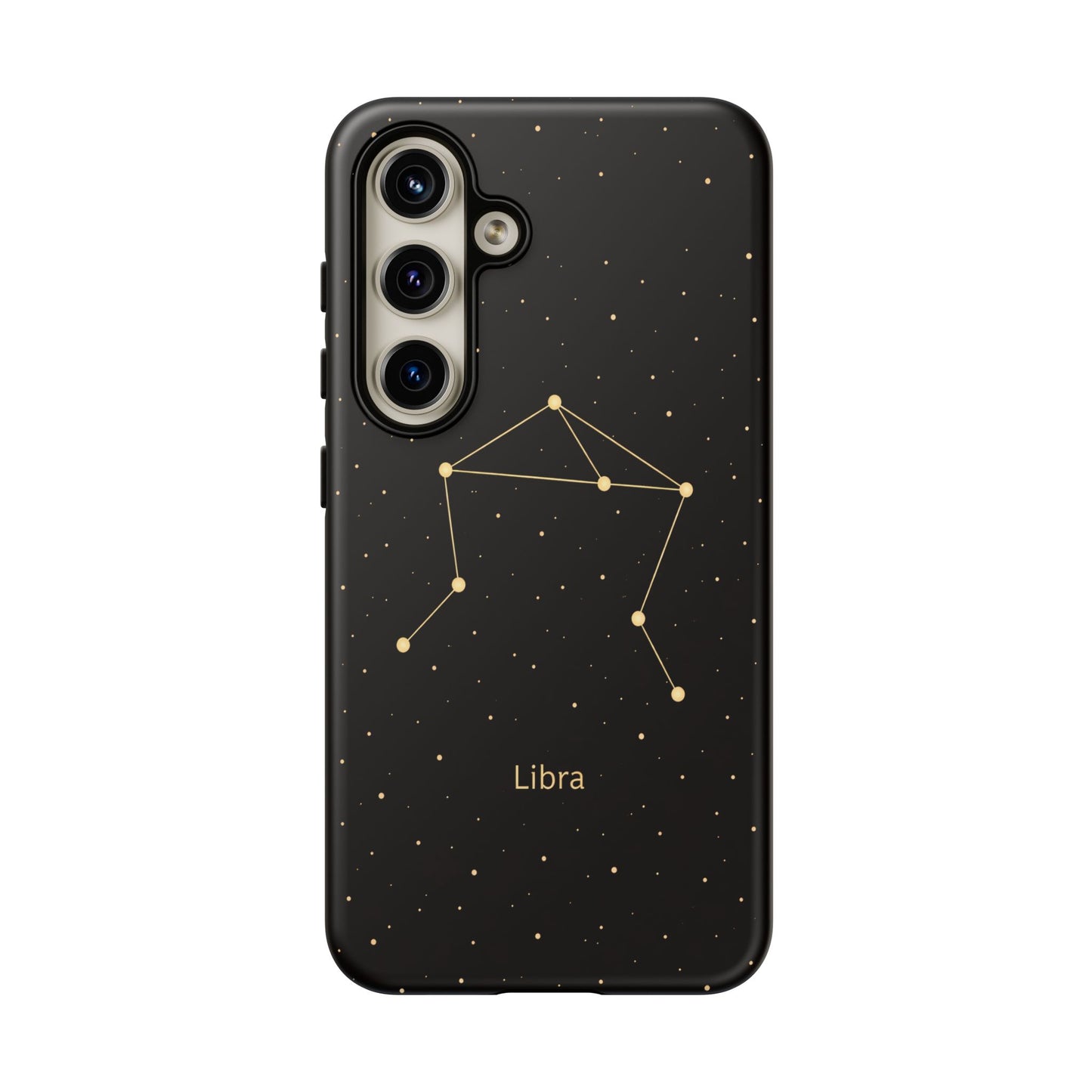 Libra Zodiac Constellation Phone Case – Luxe Gold Celestial Cover