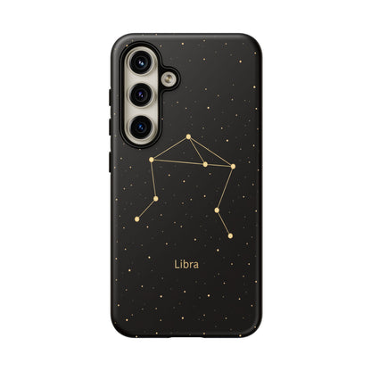 Libra Zodiac Constellation Phone Case – Luxe Gold Celestial Cover