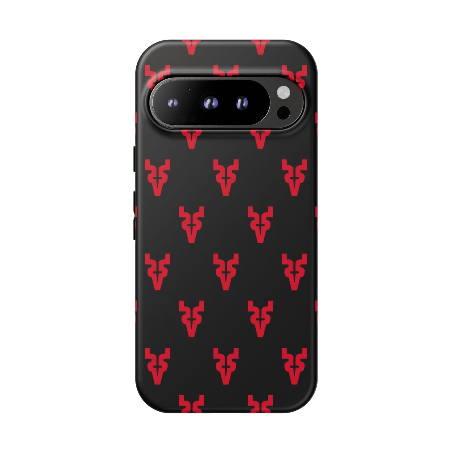 Mazatlán Bull Phone Case – Black Red Streetwear Tough Shockproof Cover