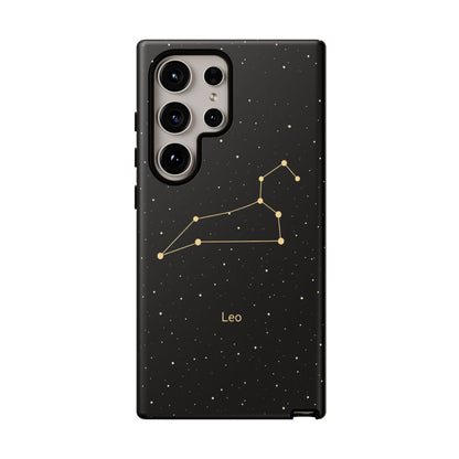 Leo Zodiac Constellation Phone Case – Luxe Gold Celestial Cover