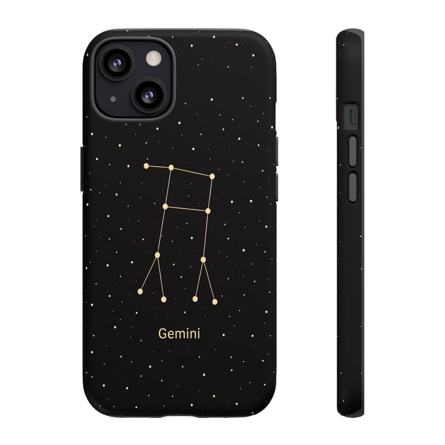 Gemini Zodiac Constellation Phone Case – Luxe Gold Celestial Cover