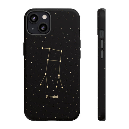 Gemini Zodiac Constellation Phone Case – Luxe Gold Celestial Cover