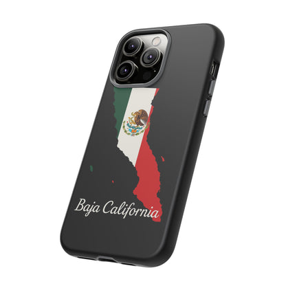 Baja California Mexico Flag Map Phone Case | Mexican American Pride Tough Case for iPhone & Samsung