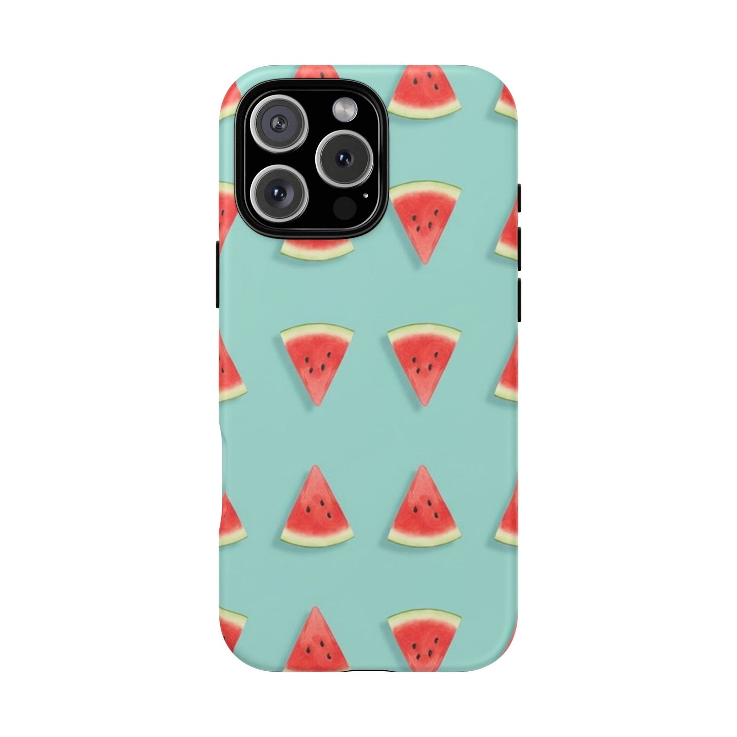 Watermelon Phone Case – Pastel Blue Summer Fruit Tough Case (iPhone, Samsung, Pixel)