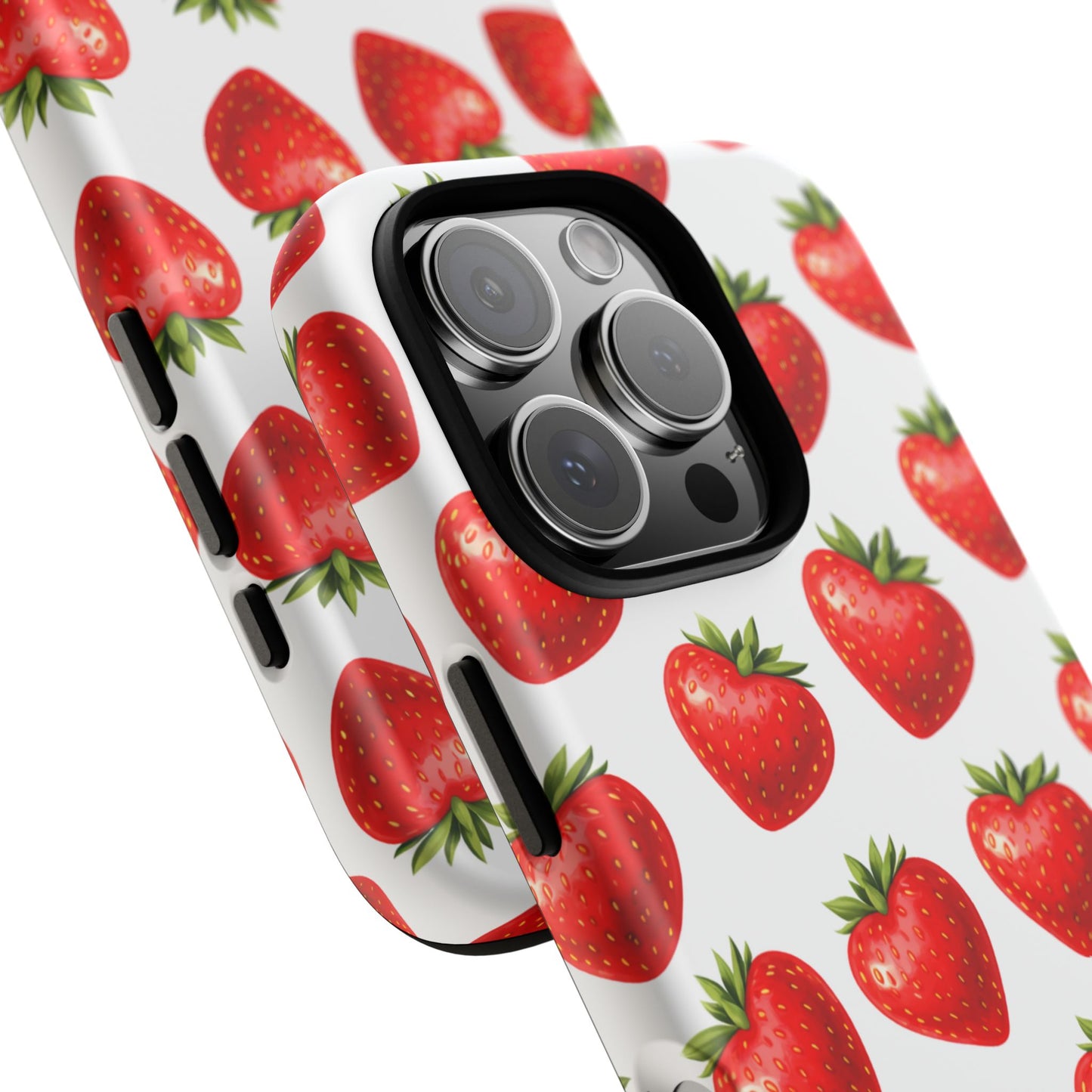 Cute Strawberry Phone Case – Aesthetic Fruit Pattern Protective Cover for Iphone, Samsung Galaxy and Pixel
