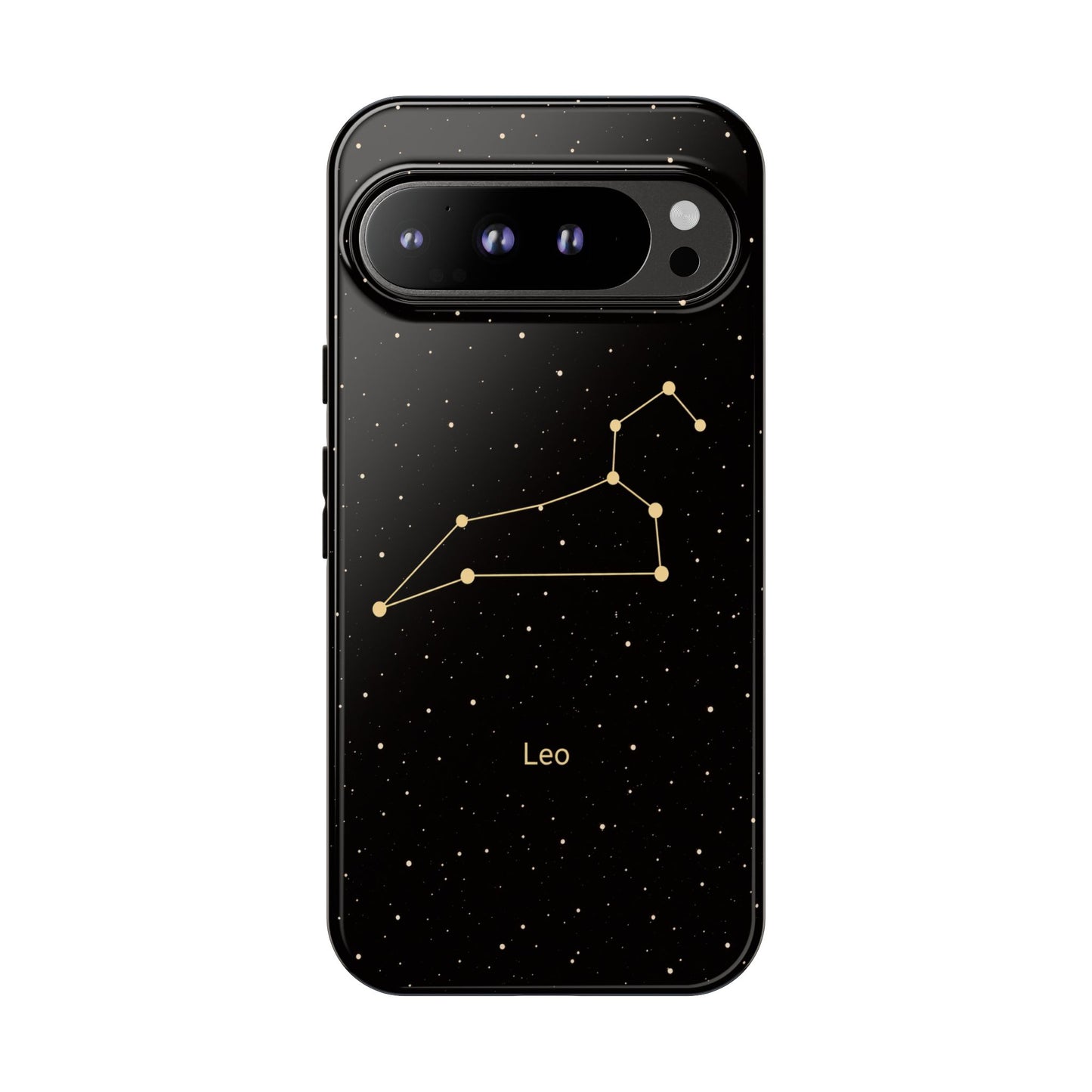 Leo Zodiac Constellation Phone Case – Luxe Gold Celestial Cover