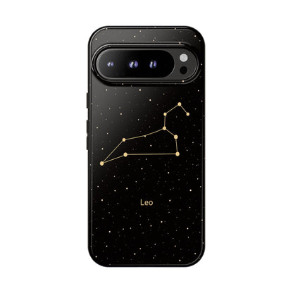 Leo Zodiac Constellation Phone Case – Luxe Gold Celestial Cover