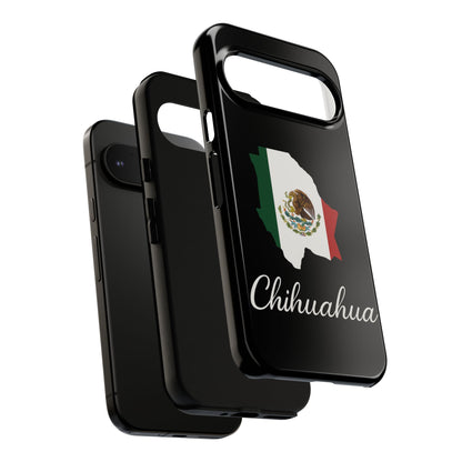 Chihuahua Mexico Flag Map Phone Case | Mexican American Pride Tough Case for iPhone & Samsung