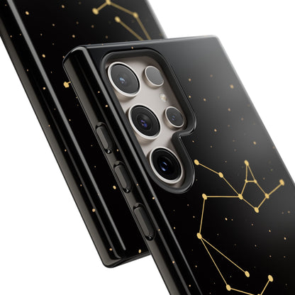 Sagittarius Zodiac Constellation Phone Case – Luxe Gold Celestial Cover