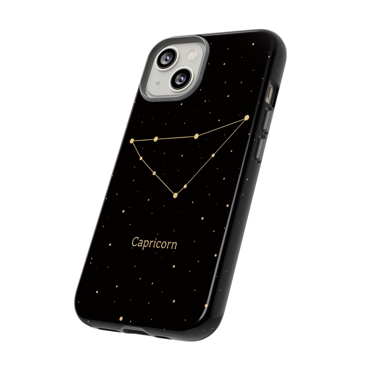 Capricorn Zodiac Constellation Phone Case – Luxe Gold Celestial Cover