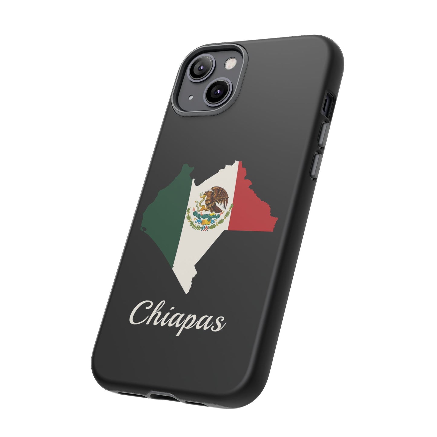 Chiapas Mexico Flag Map Phone Case | Mexican American Pride Tough Case for iPhone & Samsung