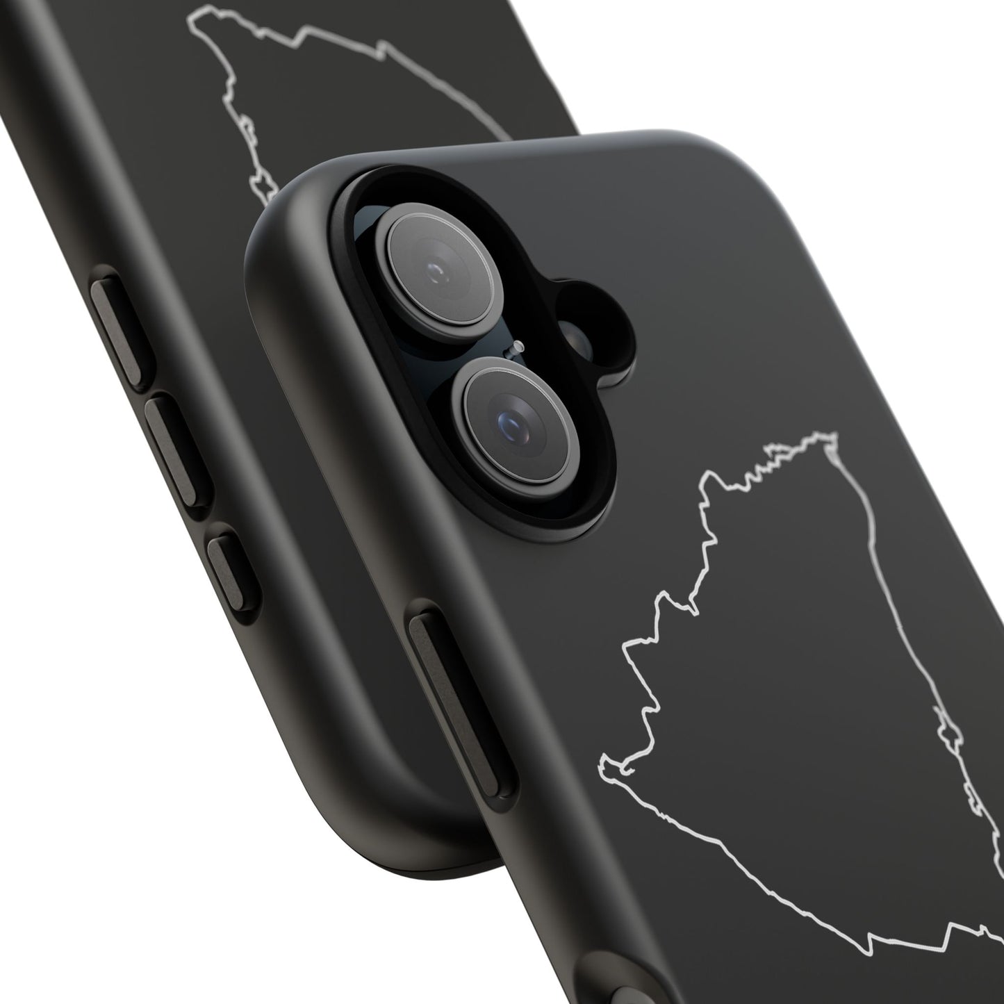 Nicaragua Outline Phone Case – Minimal Country Map Tough Case (iPhone, Samsung, Pixel)