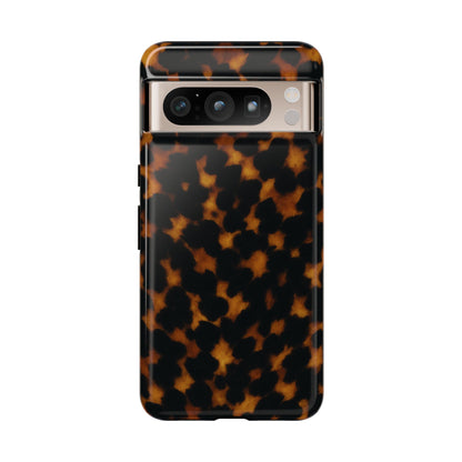 Tortoiseshell Phone Case – Brown Leopard Pattern Luxury Tough Protective Case