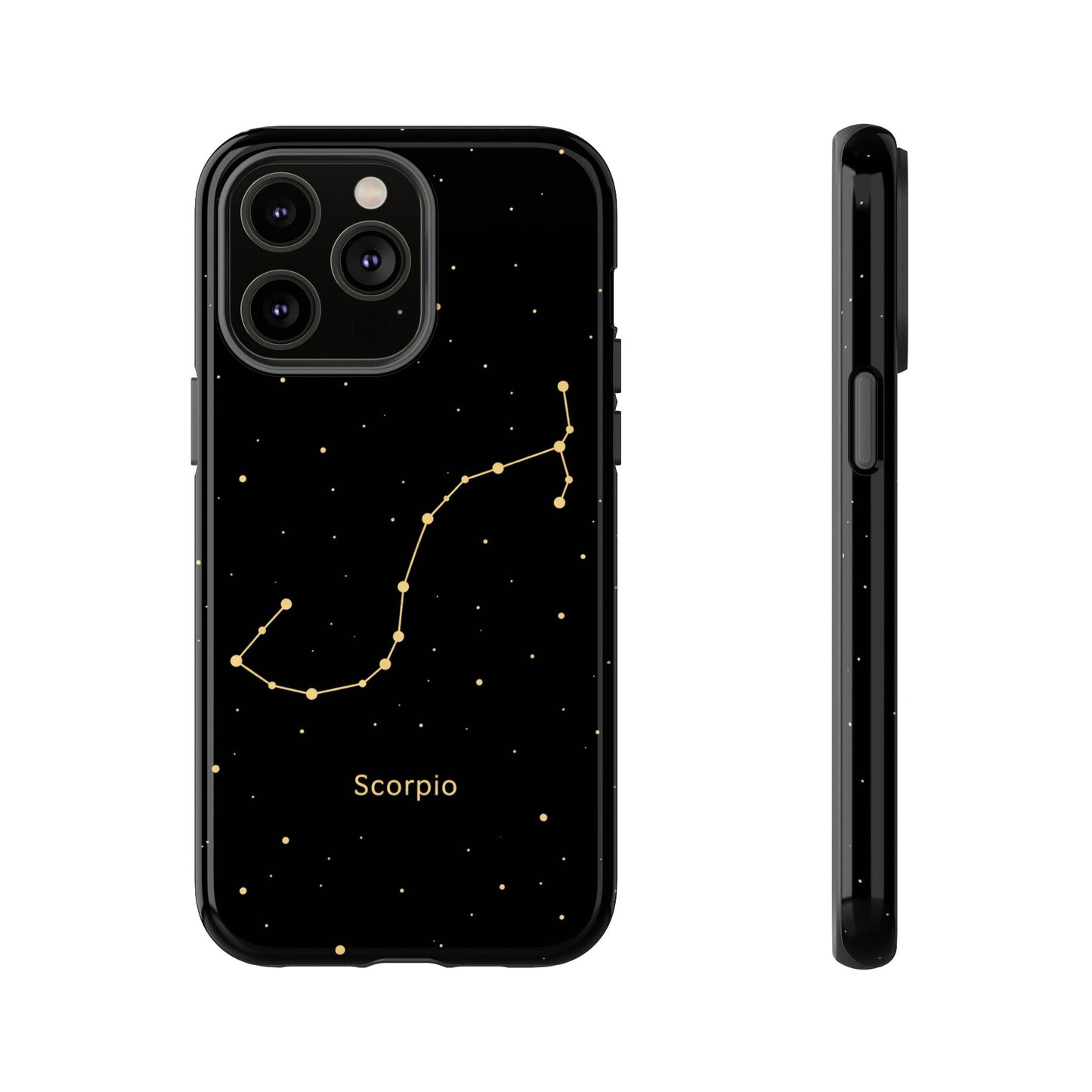 Scorpio Zodiac Constellation Phone Case – Luxe Gold Celestial Cover