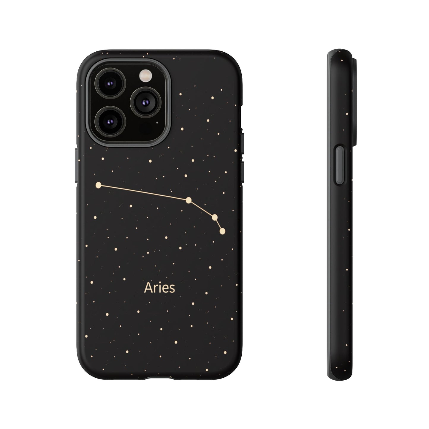 Aries Zodiac Constellation Phone Case – Luxe Gold Celestial Cover